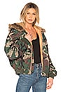 view 1 of 4 BLOUSON BOMBER CAMOUFLAGE HOOD in Camo