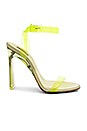 view 1 of 5 SANDALIA SEASON 7 ANKLE STRAP in Faded Neon Yellow
