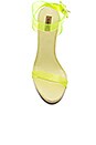 view 4 of 5 SANDALIA SEASON 7 ANKLE STRAP in Faded Neon Yellow