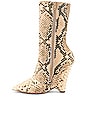 view 5 of 5 SEASON 8 Python Wedge Ankle Boot in Roccia Mesa
