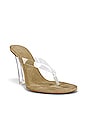 view 2 of 5 SEASON 8 PVC Wedge Thong Sandal in Clear