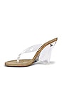 view 5 of 5 SEASON 8 PVC Wedge Thong Sandal in Clear