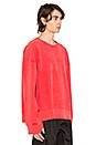 view 2 of 5 Crewneck Sweatshirt in Fluoro Red