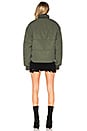 view 4 of 4 Puffer Bomber Jacket in Stone Dark