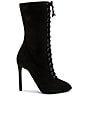 view 1 of 5 Lace Up Suede Boot in True Onyx