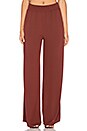 view 1 of 1 PANTALON PALAZZO in Rust
