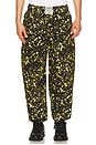 view 2 of 6 PANTALON BIG BOY CLUB in Yellow & Black Sparkle