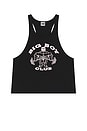view 1 of 3 Big Boy Club Stringer Tank in Black & Pink