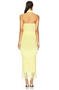 view 3 of 3 Lana Fringe Dress in Yellow