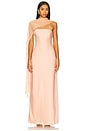 view 1 of 3 Vitoria Cape Dress in Peach