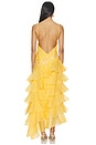view 3 of 4 VESTIDO DAHLIA ORGANZA in Golden Rod