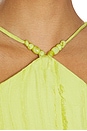 view 4 of 4 Banyan Textured Mini Dress in Chartreuse