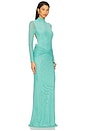 view 3 of 5 Salome Beaded Dress in Teal