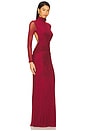 view 3 of 5 Salome Beaded Dress in Merlot