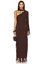 view 1 of 4 Elise Fringe Dress in Brown