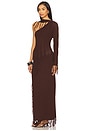 view 3 of 4 Elise Fringe Dress in Brown