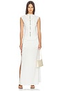 view 6 of 7 Romy Linen Skort in Off White