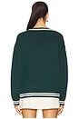 view 4 of 6 Seascape Cashmere Pullover Sweater in Emerald
