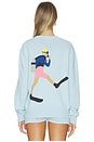 view 3 of 4 Diver Knit Top in Light Blue