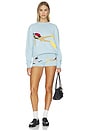 view 4 of 4 Diver Knit Top in Light Blue
