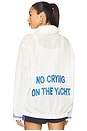 view 1 of 6 No Crying Windbreaker in White