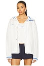 view 2 of 6 No Crying Windbreaker in White