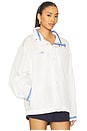 view 3 of 6 No Crying Windbreaker in White