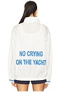 view 4 of 6 No Crying Windbreaker in White