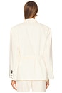 view 4 of 5 Novela Linen Blazer in White