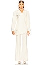 view 5 of 5 Novela Linen Blazer in White