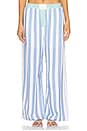 view 1 of 6 Nic Boxer Pant in Blue Stripe