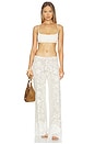 view 5 of 6 Lottie Lace Pant in Ivory
