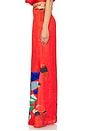 view 3 of 6 Athena Ring Skirt in Red Geometric