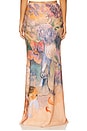 view 4 of 6 Paul Maxi Skirt in Still Cat