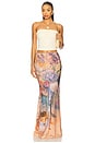 view 5 of 6 Paul Maxi Skirt in Still Cat