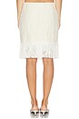 view 4 of 6 FALDA FRITZ FRINGE  in Ivory