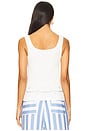 view 3 of 5 Jules Tank Top in Bleu & White