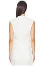 view 3 of 5 Quinn Linen Top in Off White