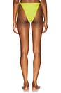 view 3 of 5 Vivi Charm Bikini Bottom in Lemon Waffle