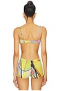 view 4 of 5 Lane Bikini Top in Chrysalis Vervid