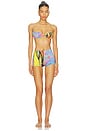view 5 of 5 Lane Bikini Top in Chrysalis Vervid
