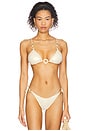 view 1 of 4 Willow Ring Bikini Top in Champagne