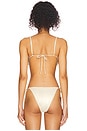 view 3 of 4 Willow Ring Bikini Top in Champagne