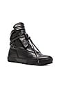 view 2 of 6 Giove Hi W in Black Leather