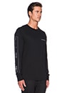 view 2 of 3 Wireless L/S Tee in Black