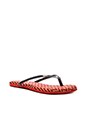 view 3 of 6 Roee Zig Zag Flip Flop in Engine Red & Indigo