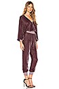 view 2 of 3 Ambrosia Velvet Jumpsuit in Oakwood