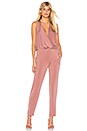 view 1 of 3 Birdseye Jumpsuit in Dusty Pink Solid