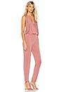 view 2 of 3 Birdseye Jumpsuit in Dusty Pink Solid
