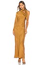 view 1 of 4 Febe Dress in Olive Bark